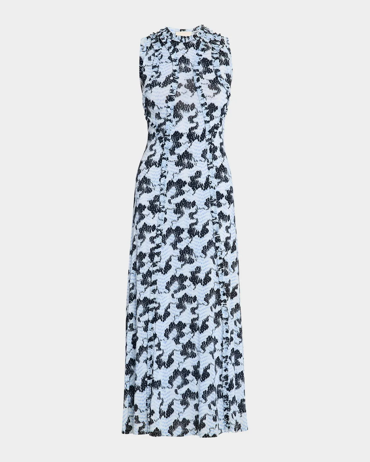Isabelle Sleeveless Ruffle Jersey Dress