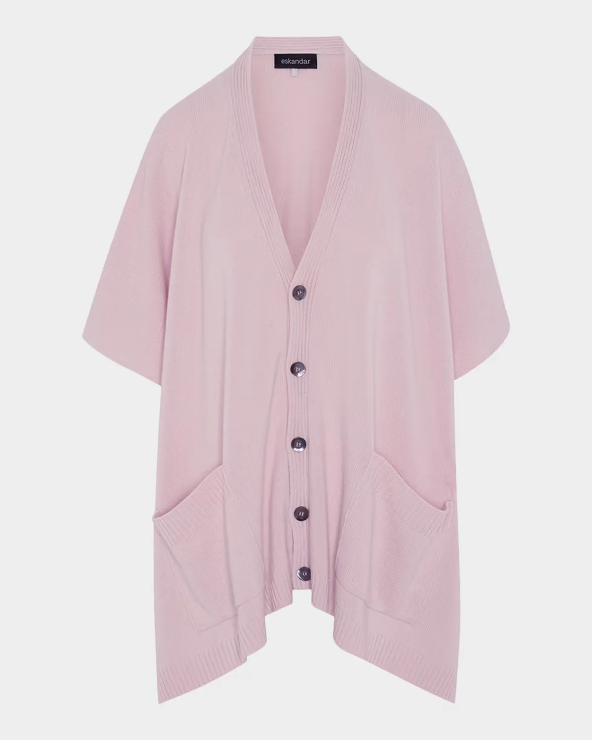 Side-Slit Cashmere Cardigan by Eskandar