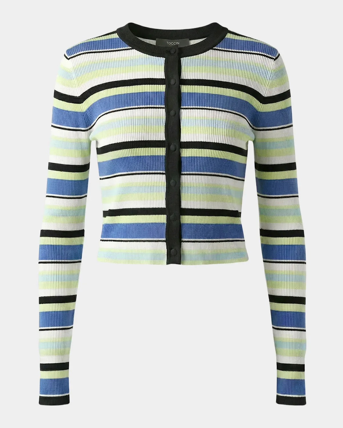 Zoe Cropped Fitted Cardigan by Toccin