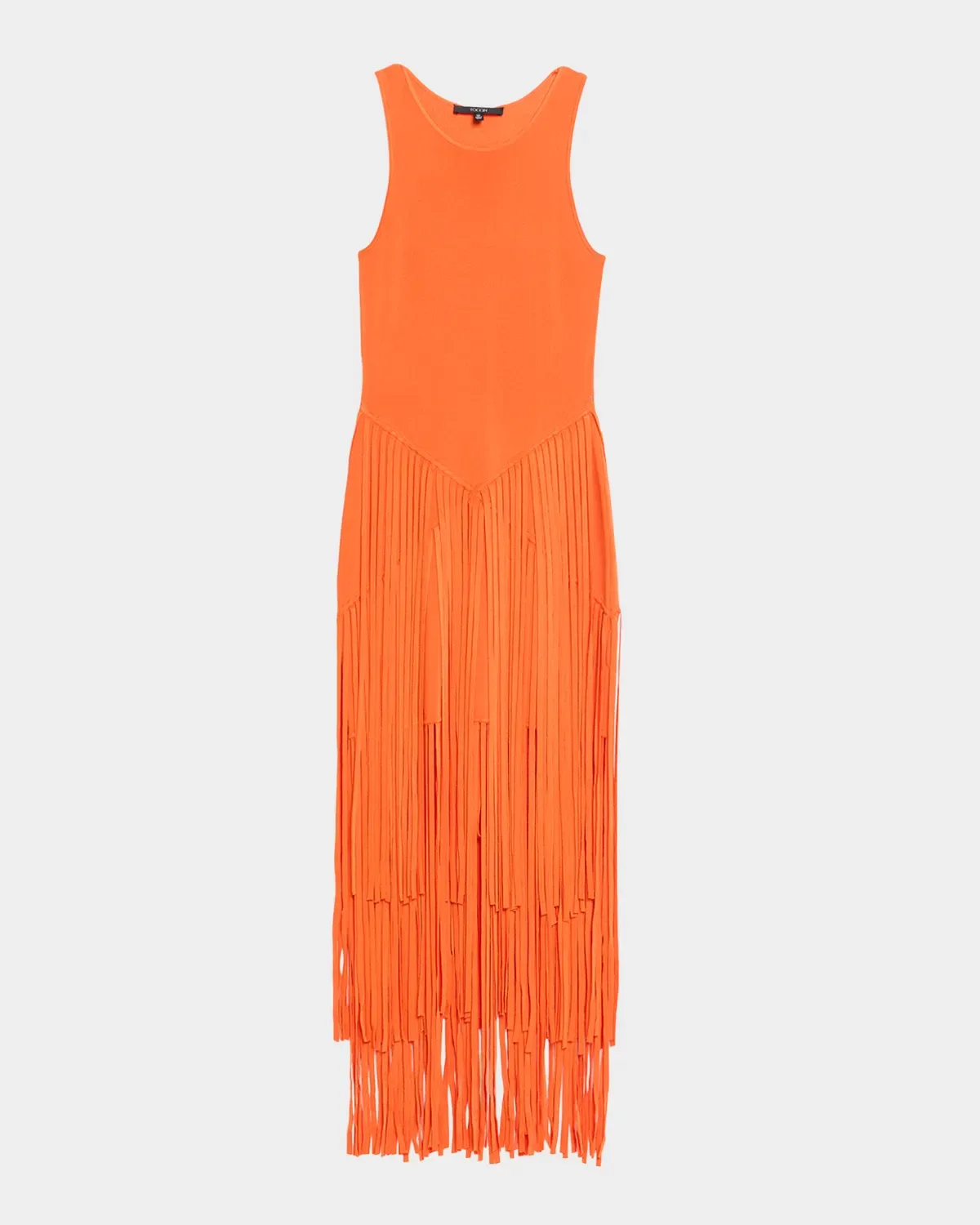 Jora Fringed Racerback Maxi Dress