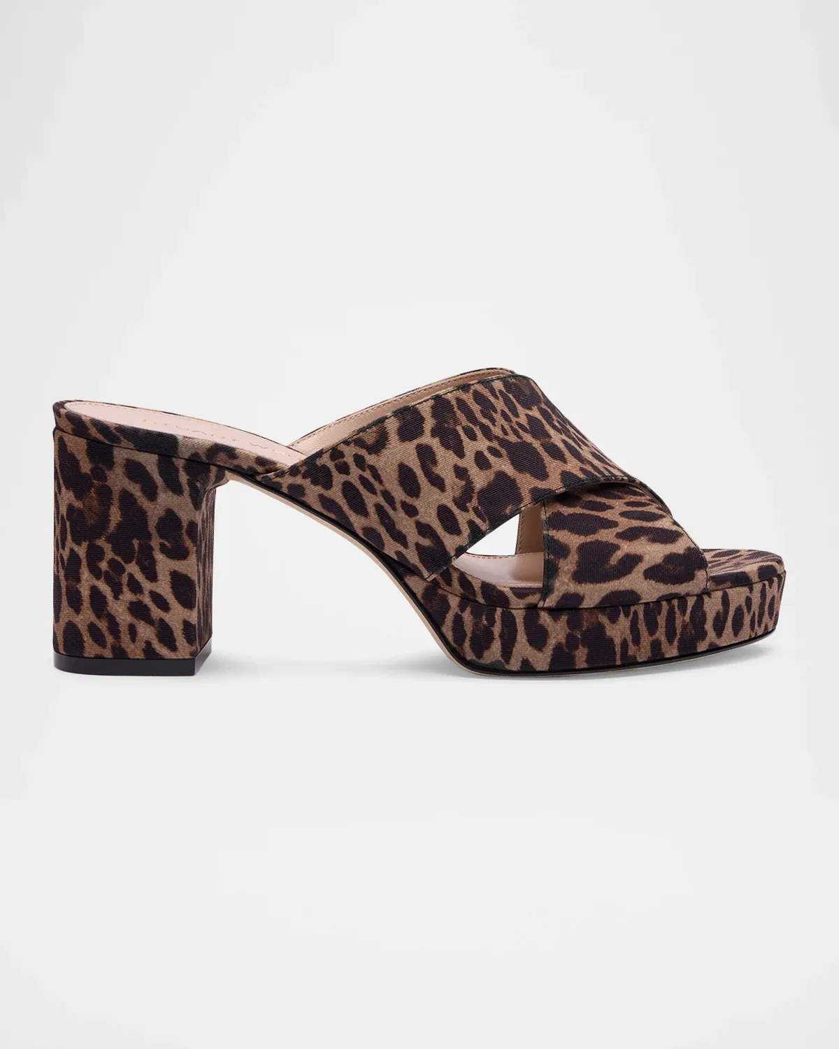 Dayna 80mm Leopard-Print Platform Slide Sandals