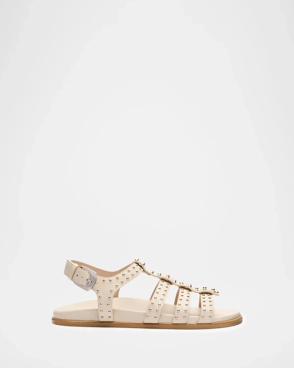 Perry Studded Leather Fisherman Sandals