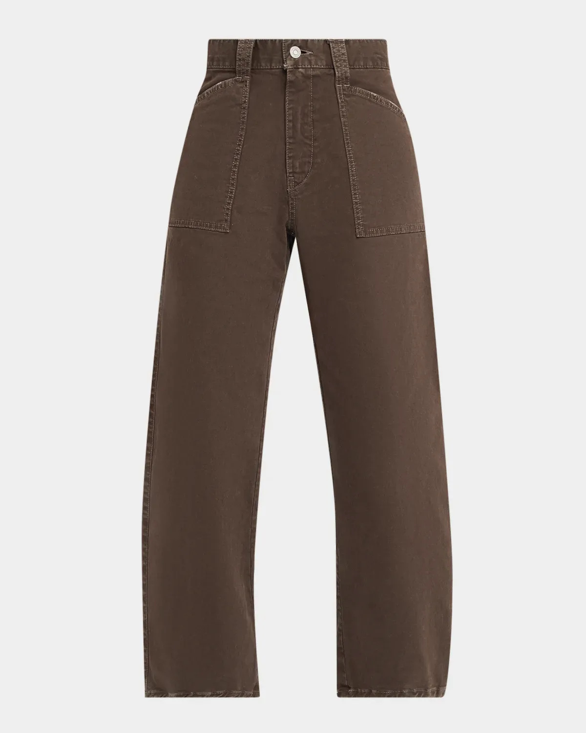 Gusset Cargo Ankle Jeans