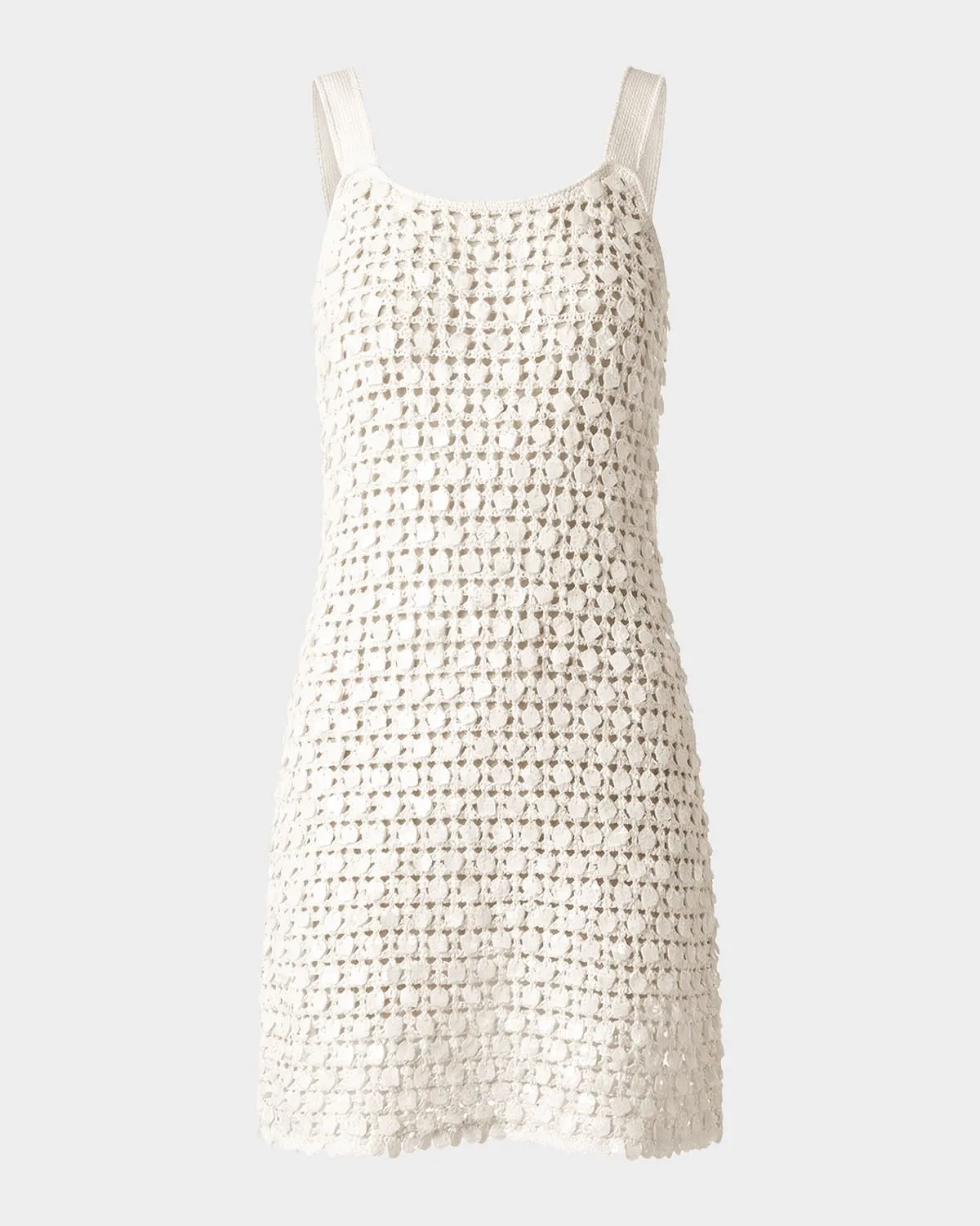 Lala Embellished Crochet Mini Dress