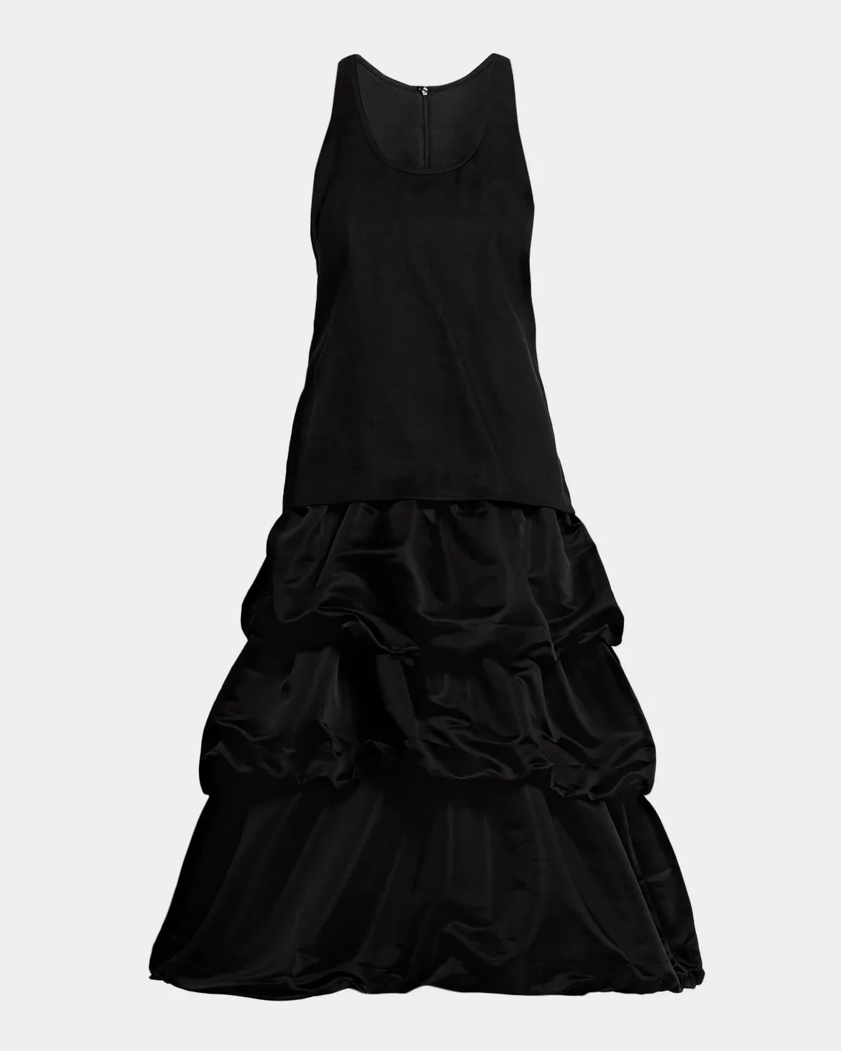 Casual Sophistication Bubble-Tiered Midi Dress