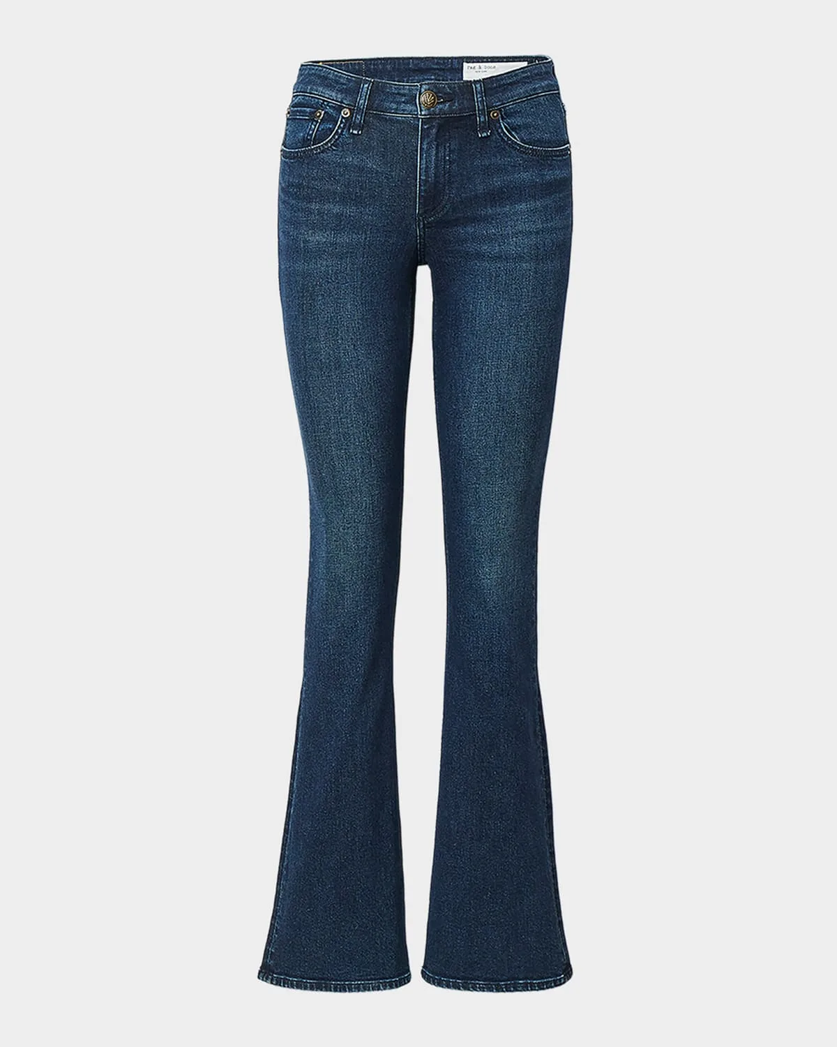 Kinsley Low-Rise Flare Jeans