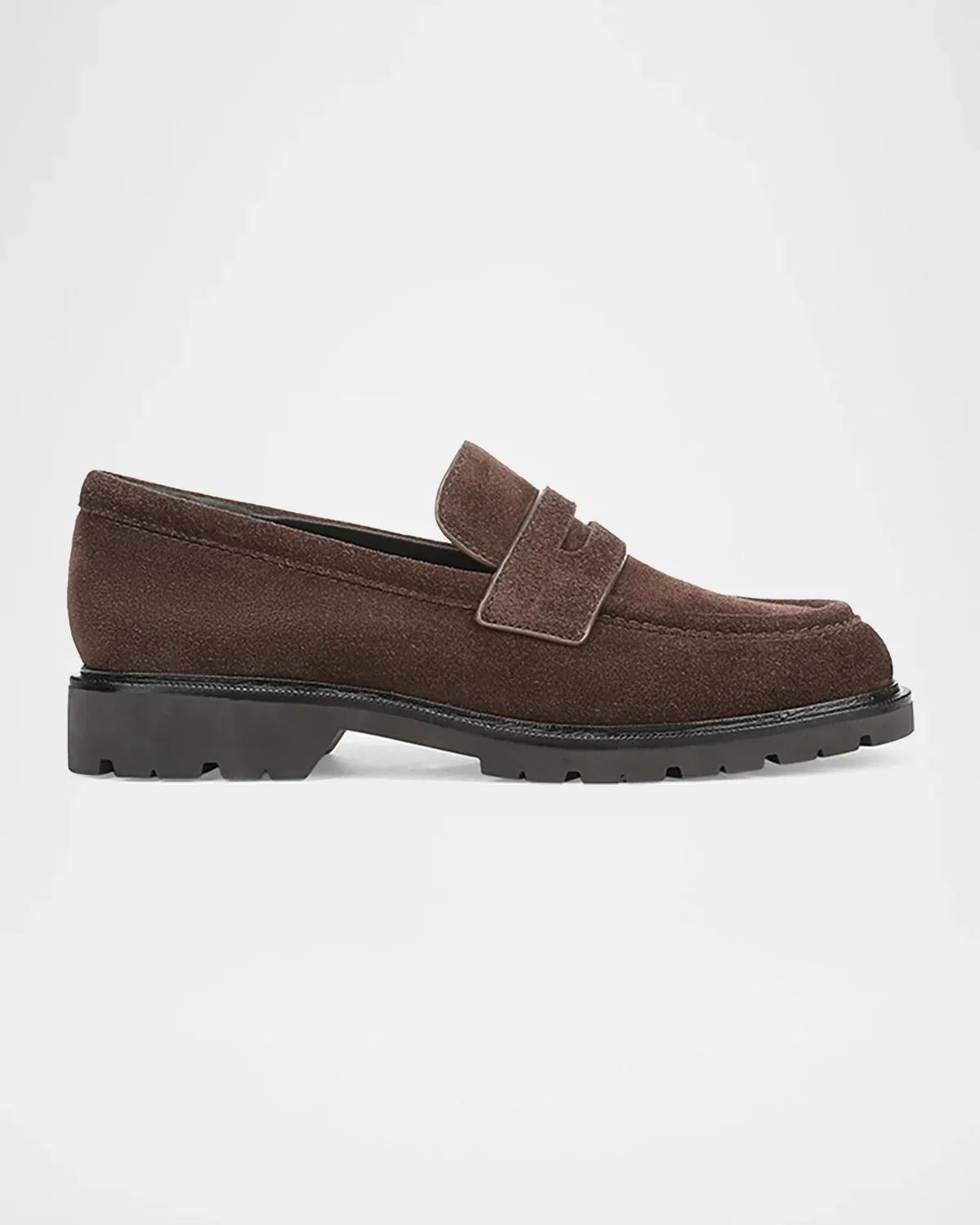 Siena Suede Lug-Sole Loafers