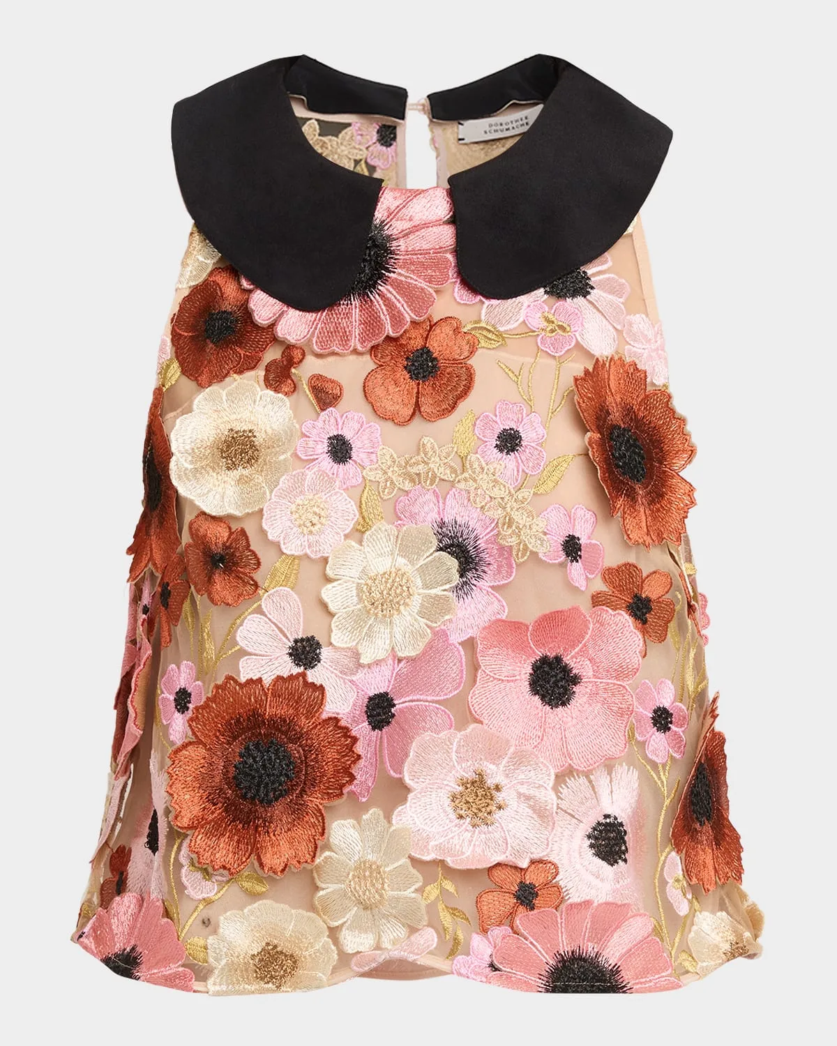 Blooming Meadow Floral Embroidered Top