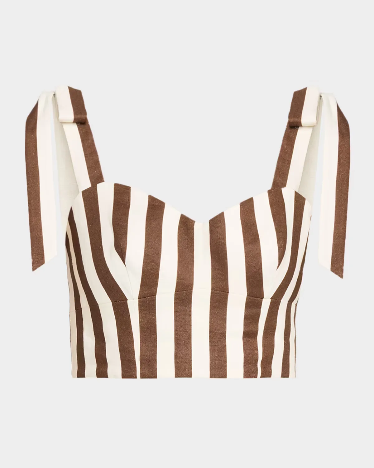 Faiza Linen Crop Top