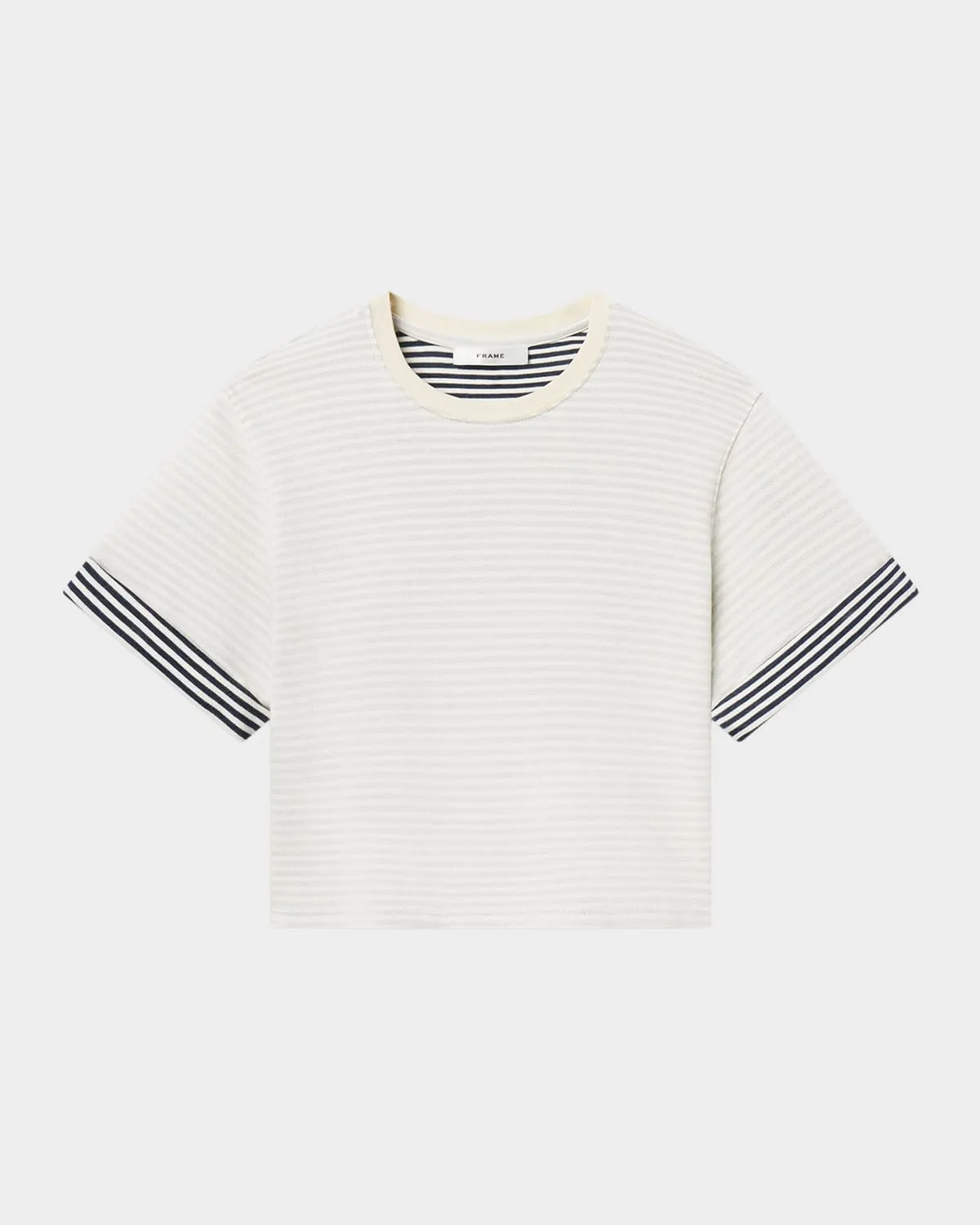 The Stripe Cuff Tee