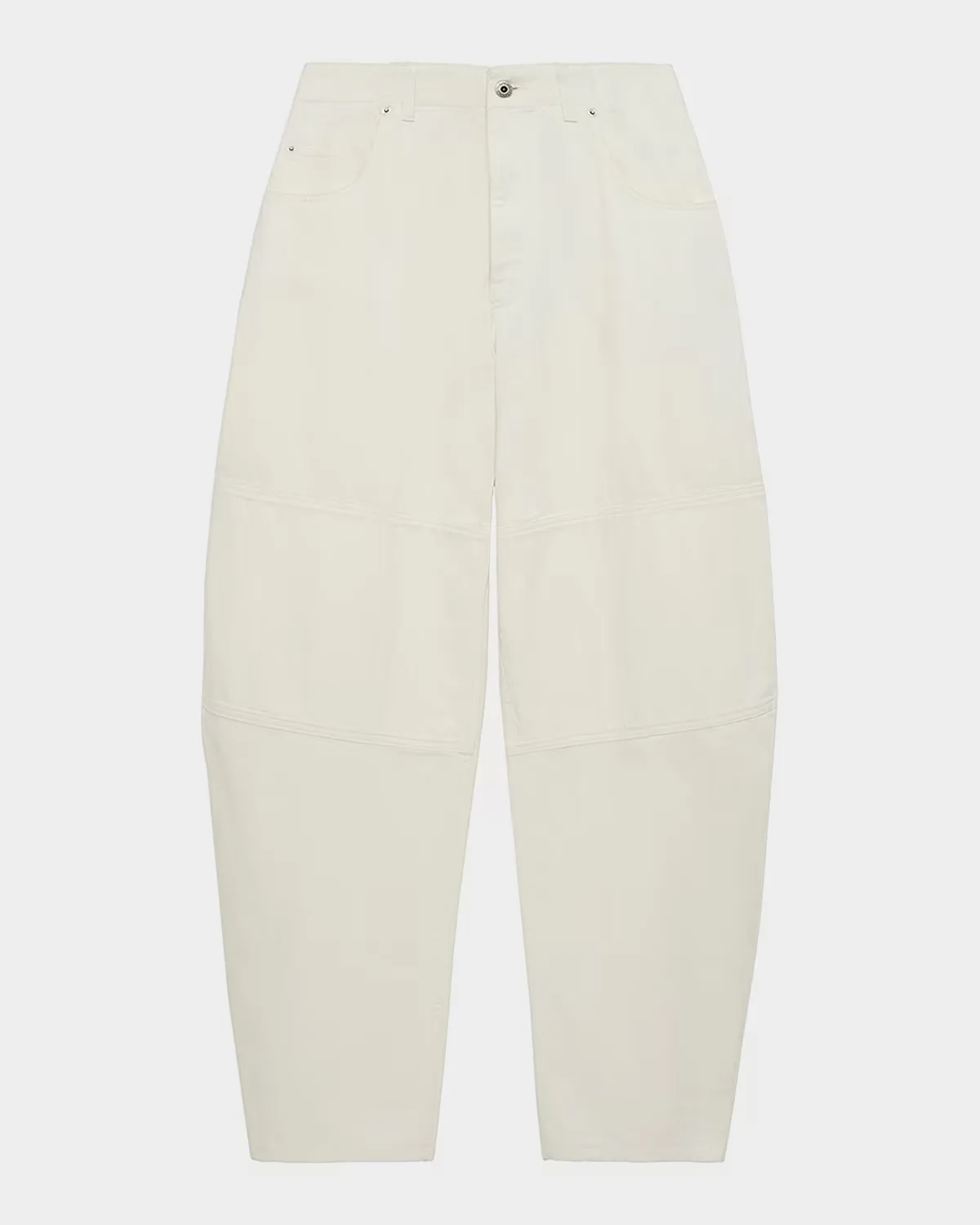 Paneled Wide-Leg Jeans