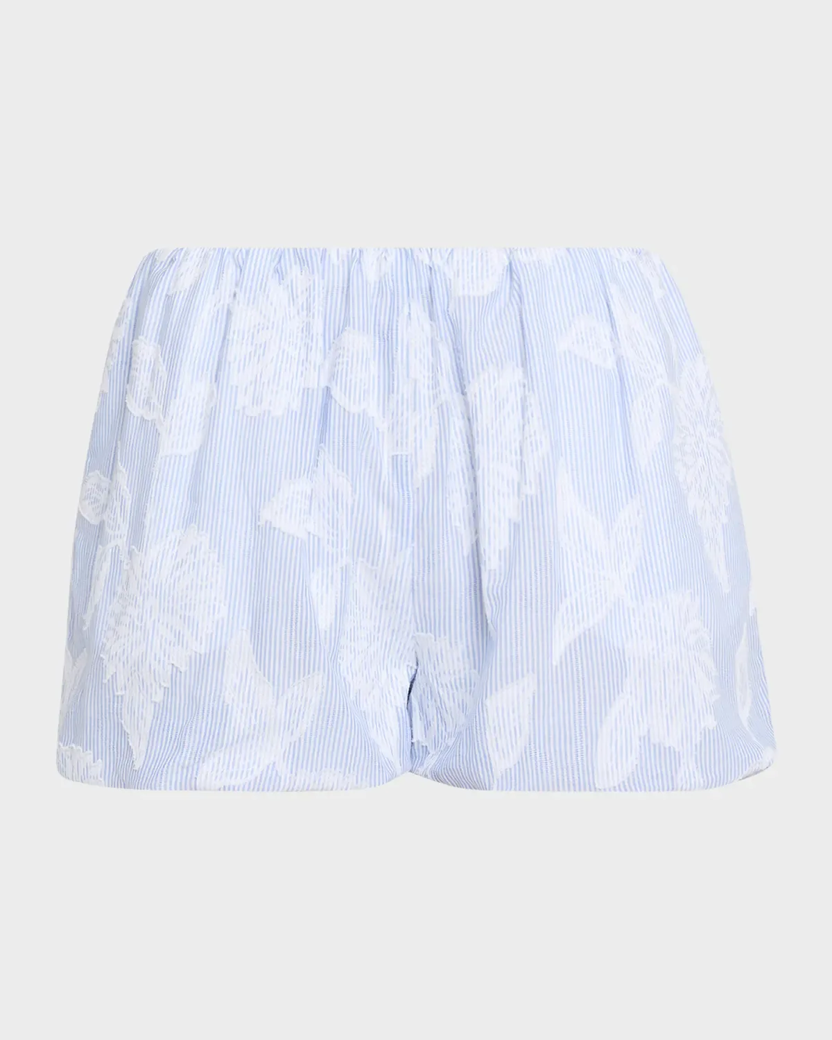 Olson Floral Stripe Bubble Shorts