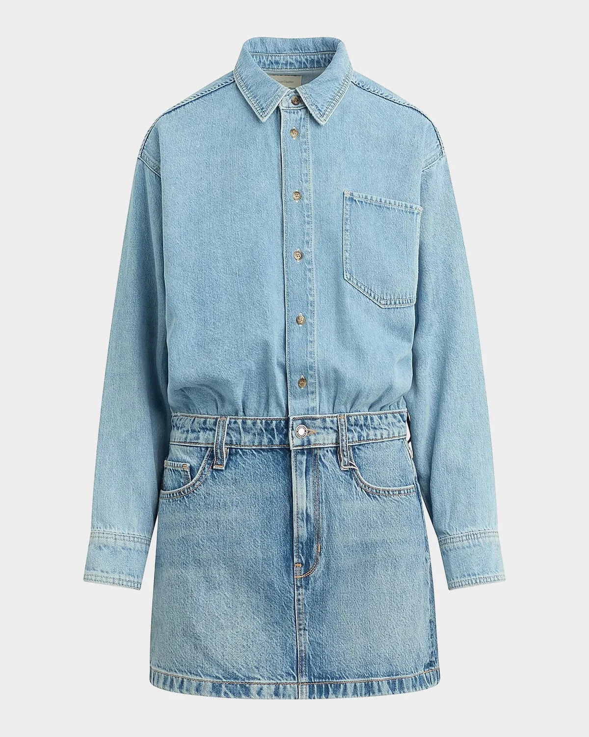 The Layla Layered Denim Mini Dress