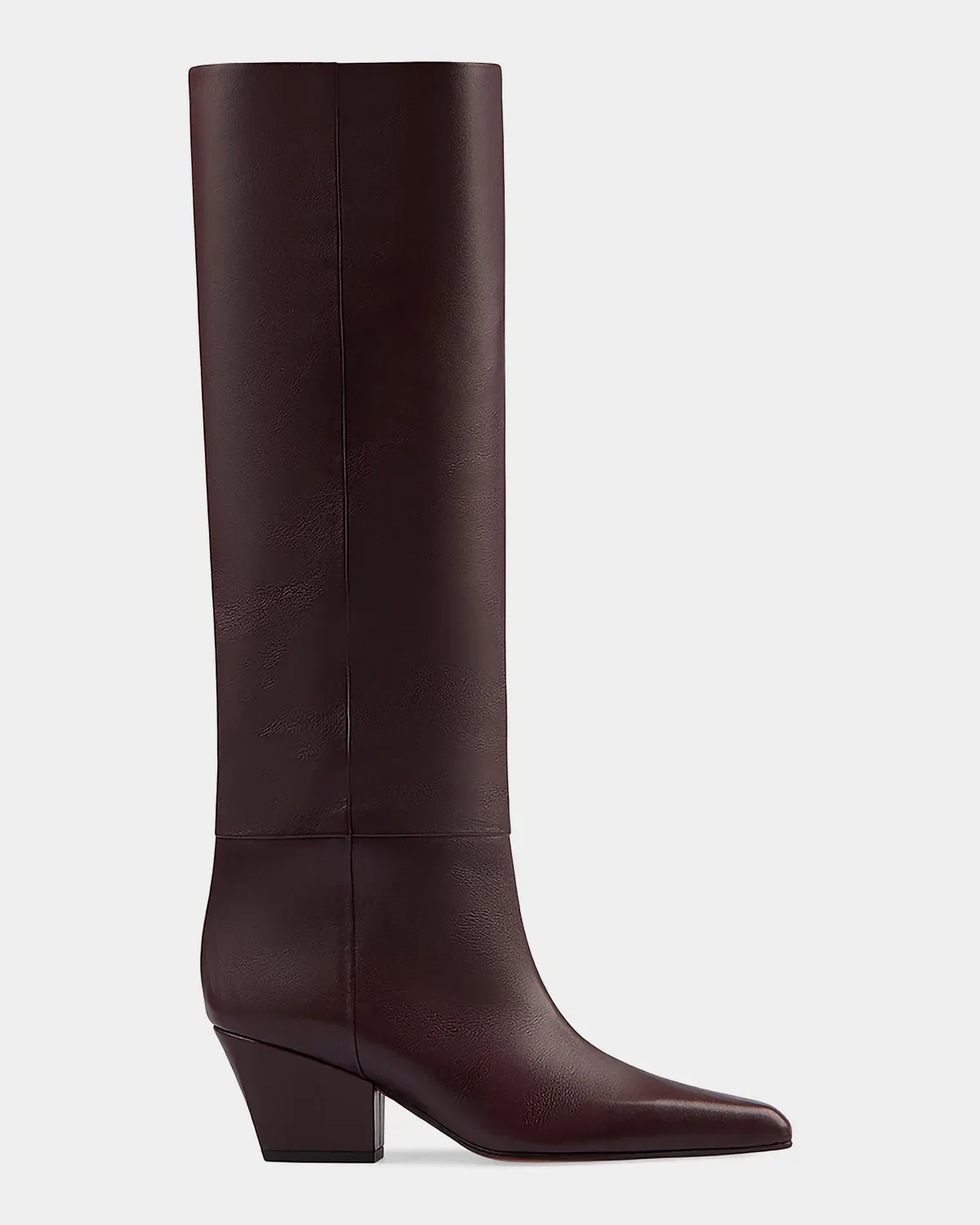 60mm Jane Leather Knee-High Boots