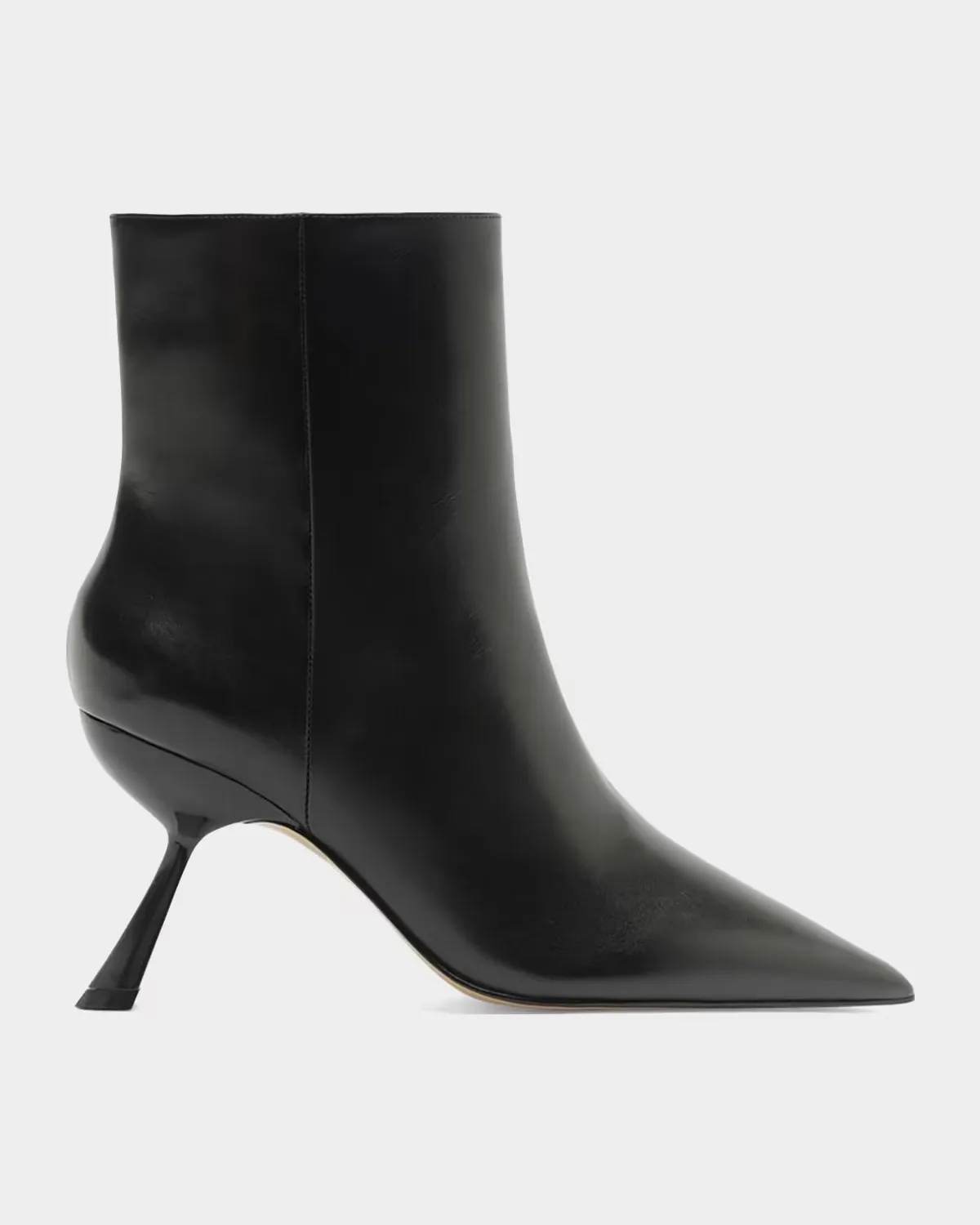 85mm Natalie Leather Booties