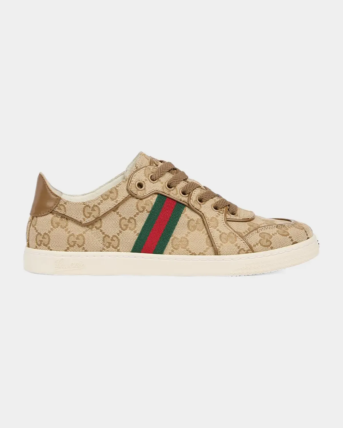 Stretch GG Canvas Low-Top Sneakers