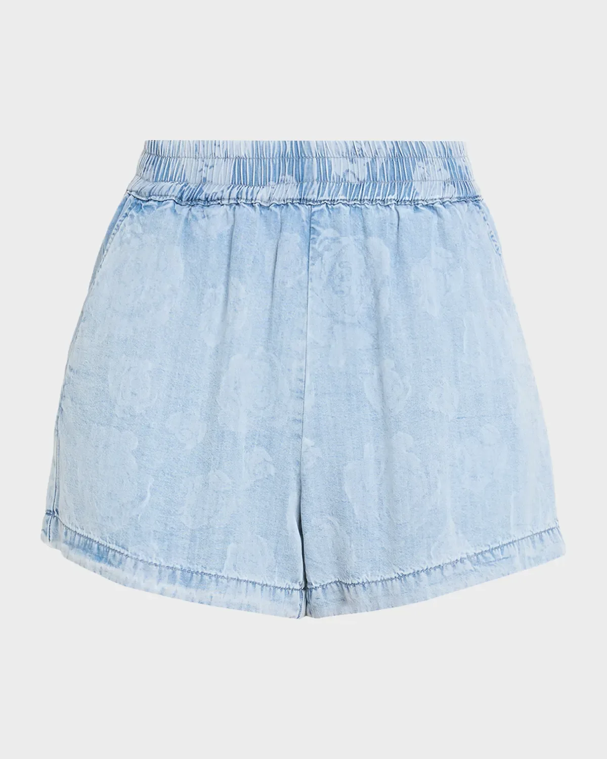 Dorah Floral Denim Shorts