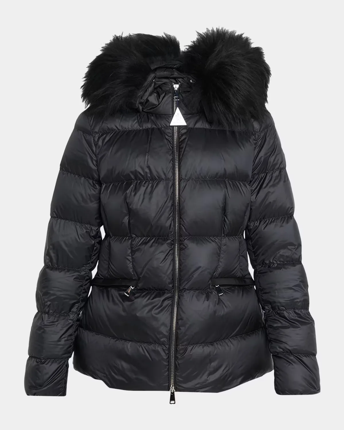 Boed Hooded Shearling-Trim Down Jacket