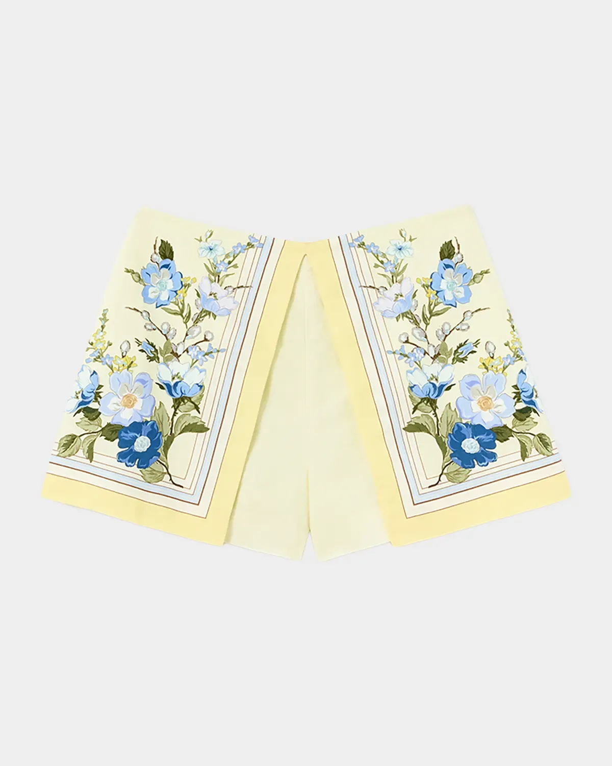 Floral Linen Shorts
