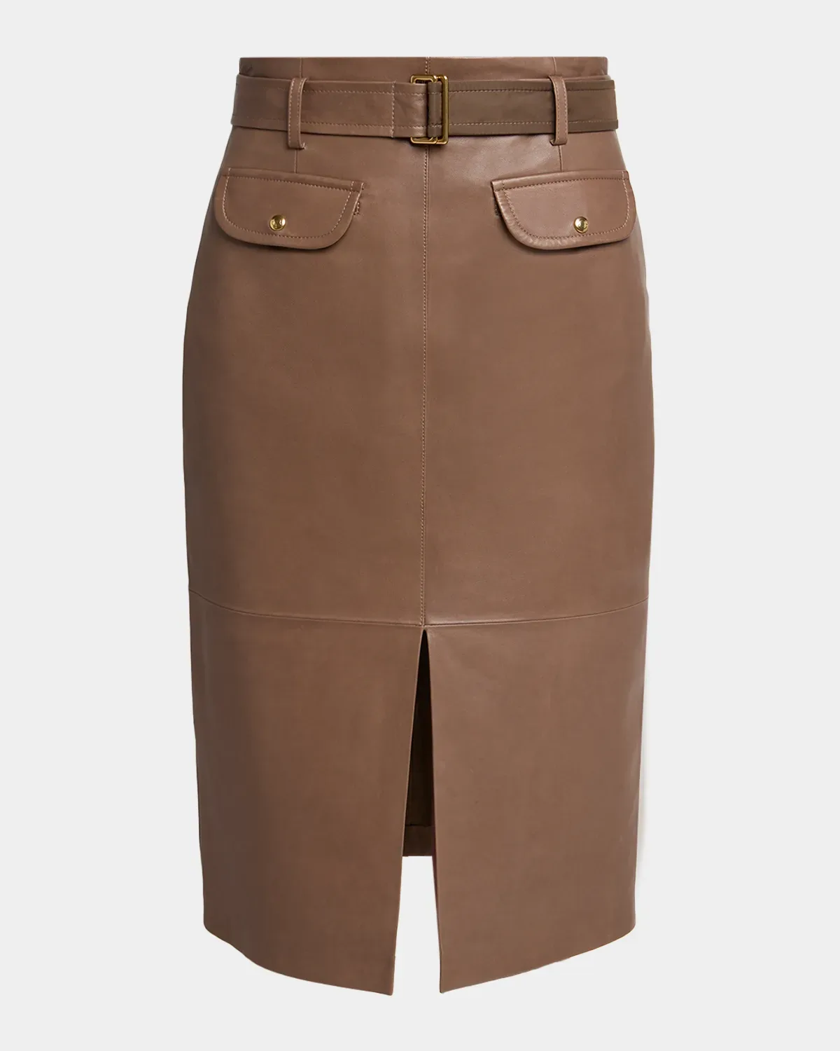 Leather Pencil Skirt