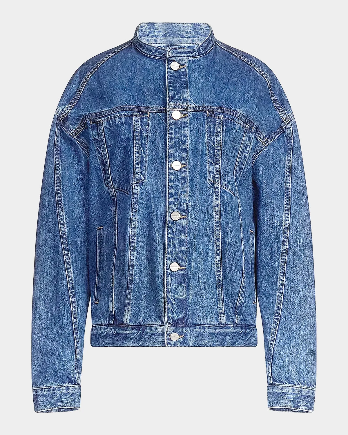 Dawson Collarless Denim Jacket