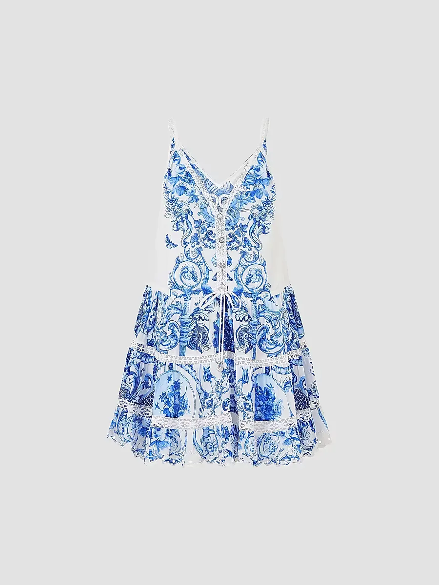 Gathered Minidress