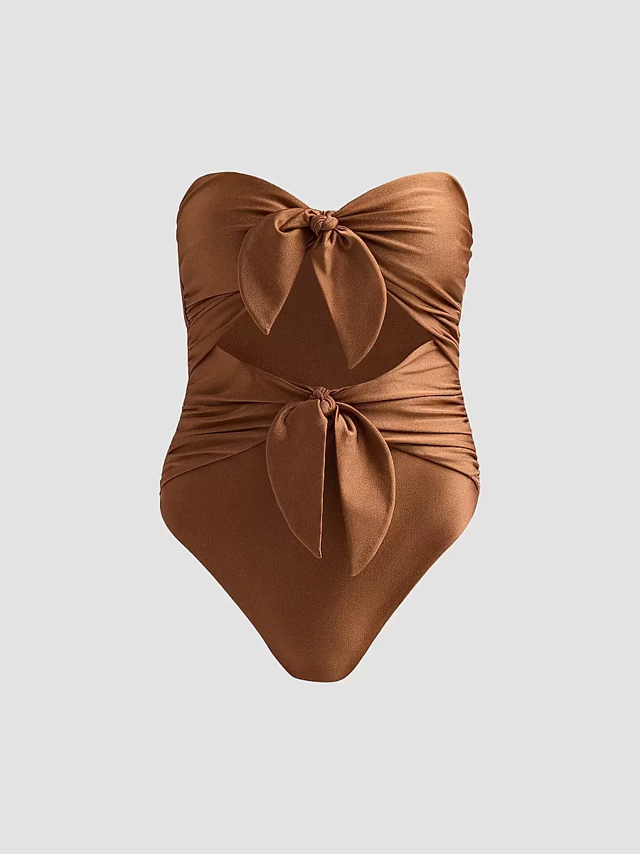 Aster Scarf Tie One-Piece Swimsuit