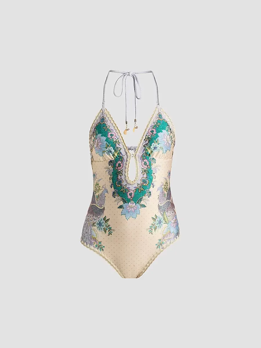 Indra Crochet Detail One-Piece Swimsuit