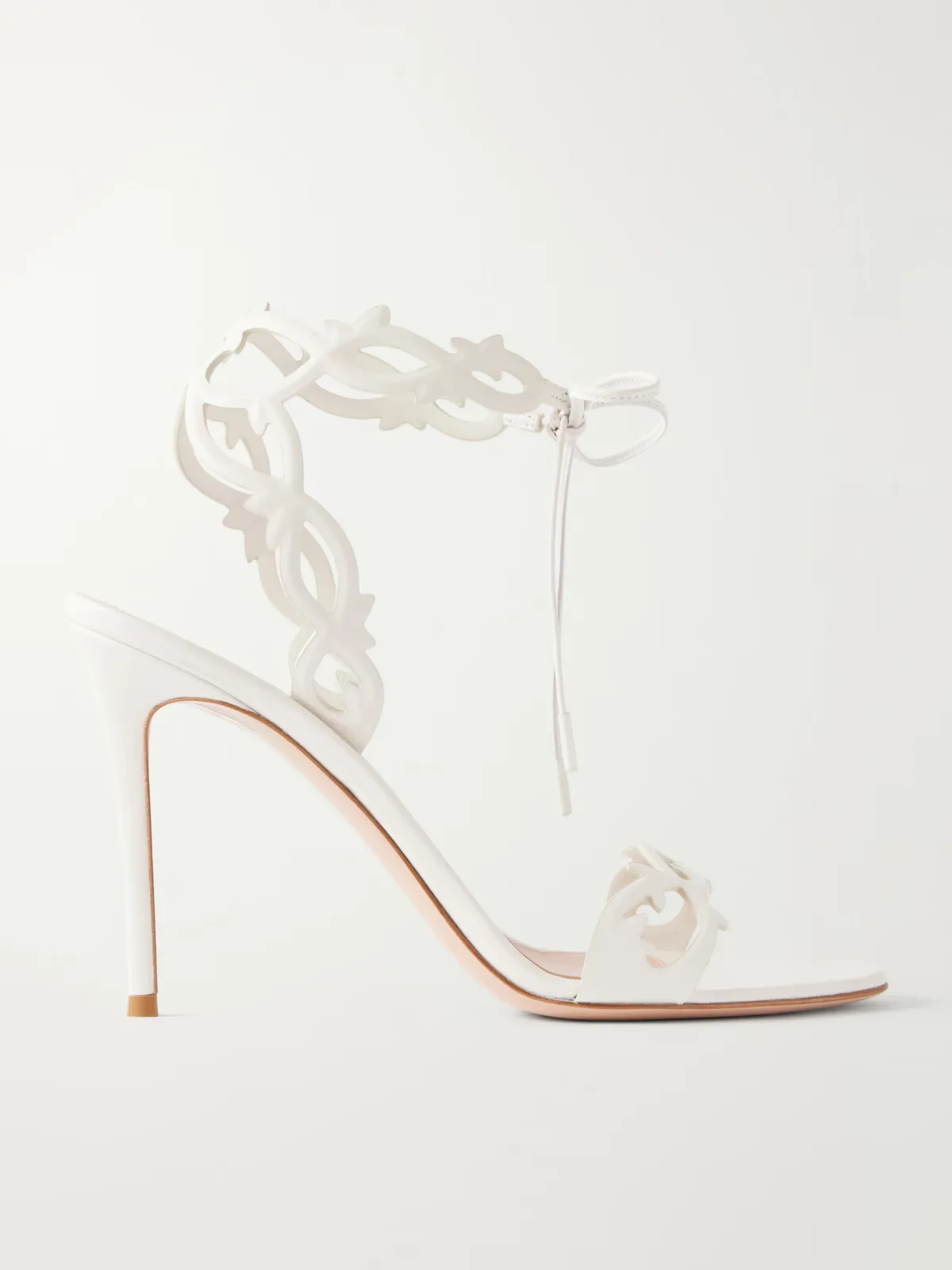 95 Laser-Cut Leather Sandals