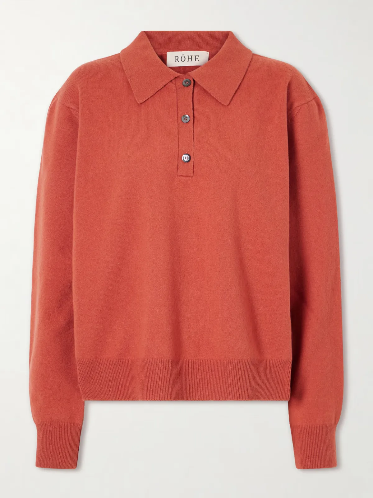 Stretch Wool and Cashmere-Blend Polo Shirt