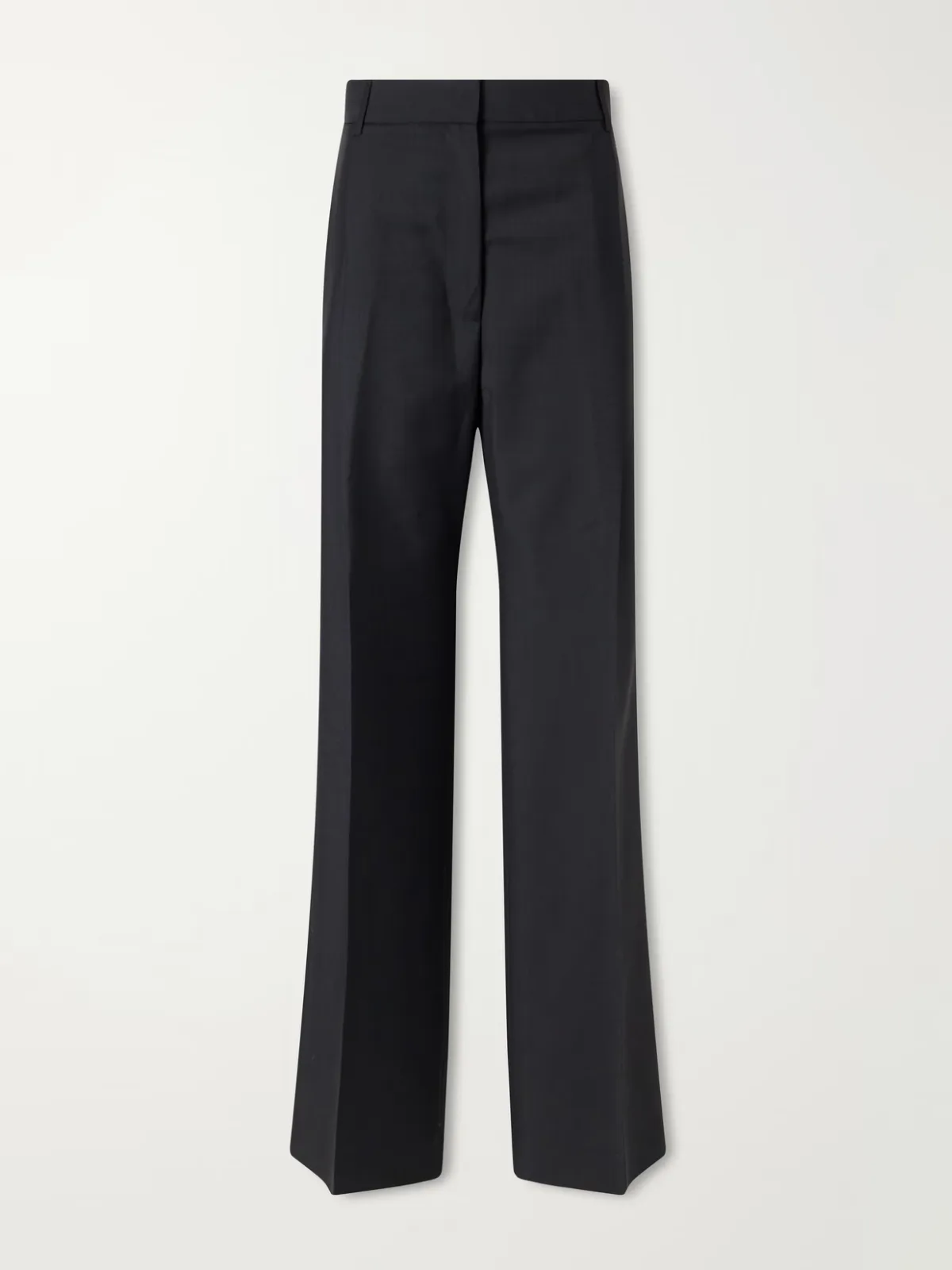 Wool and Mohair-Blend Wide-Leg Pants