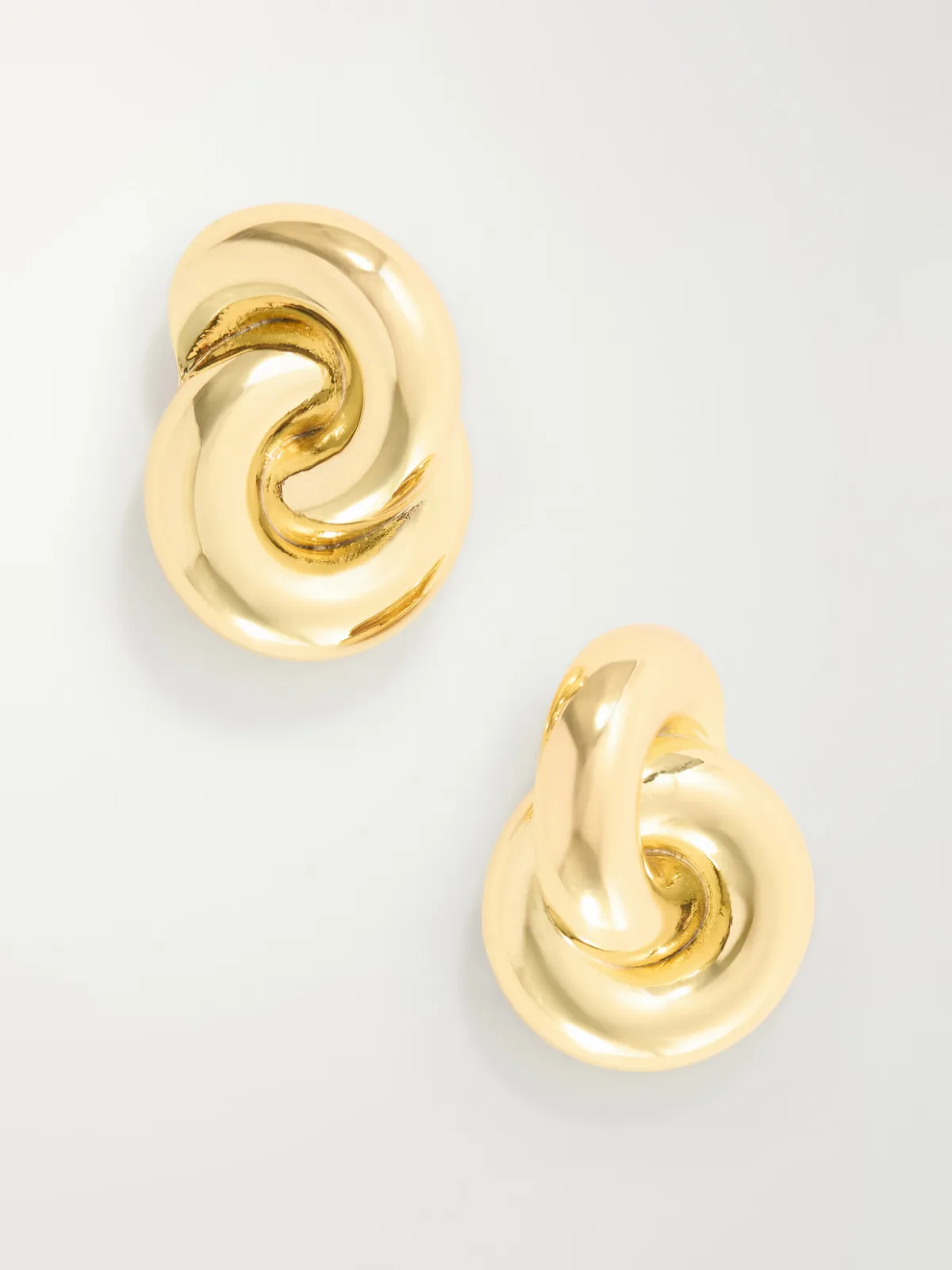 Amina 14-Karat Gold-Plated Earrings
