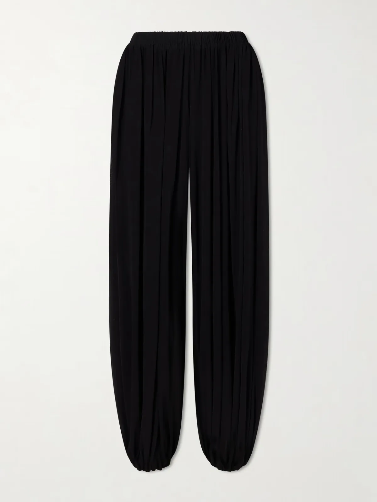 Lolana Satin-Jersey Balloon Pants