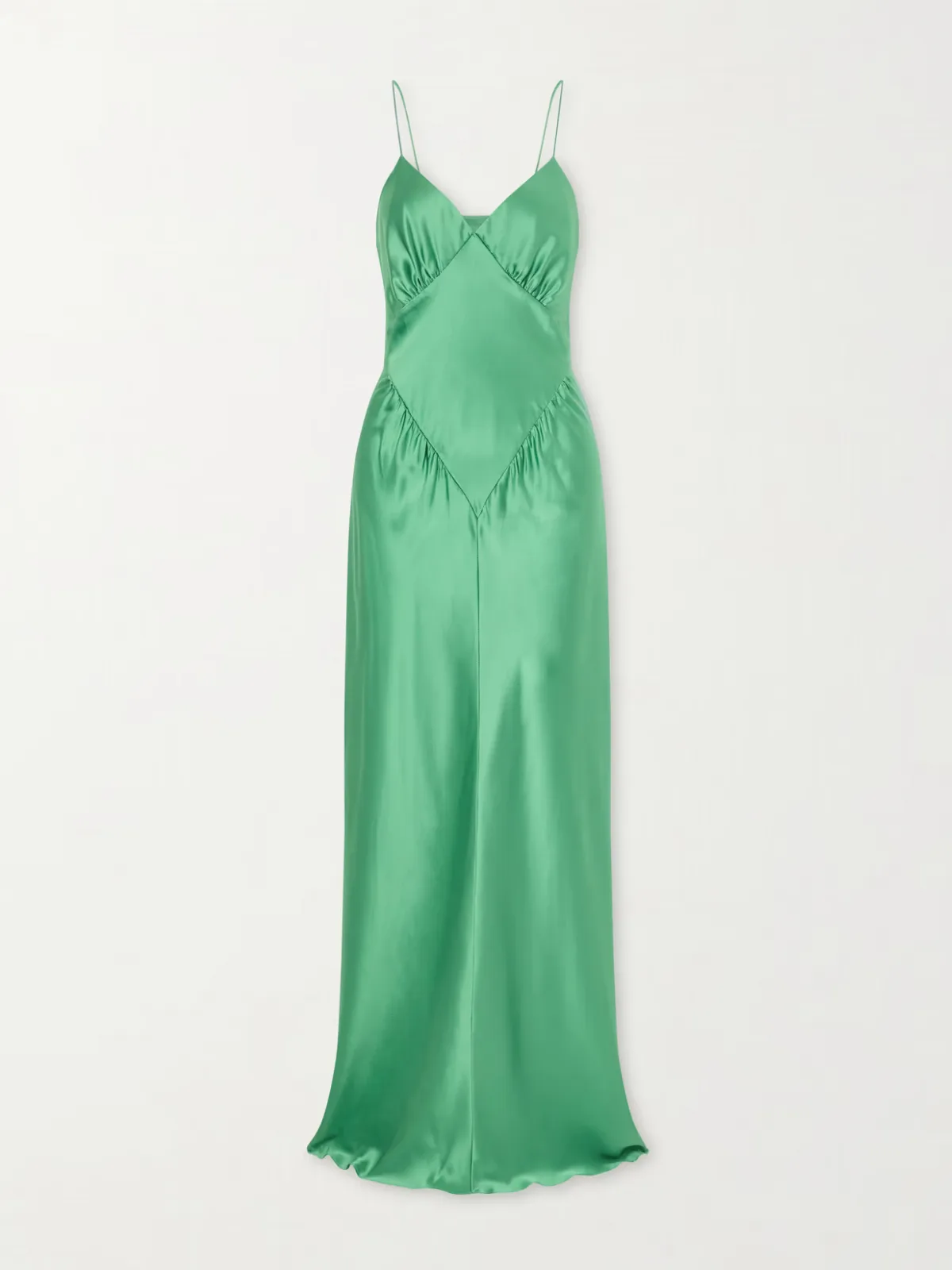 Aire Silk-Satin Maxi Dress