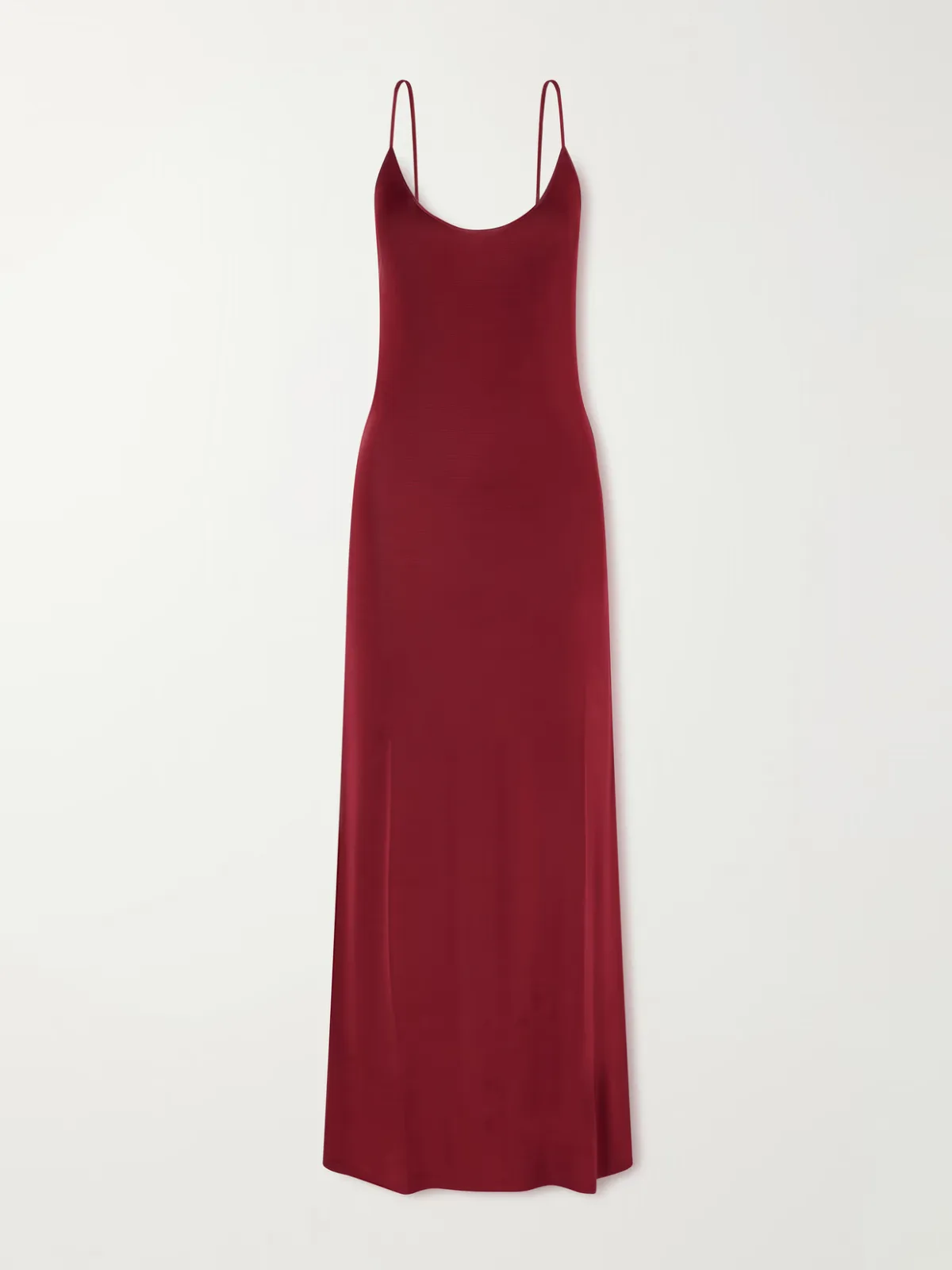 Chain-Detail Jersey Maxi Dress