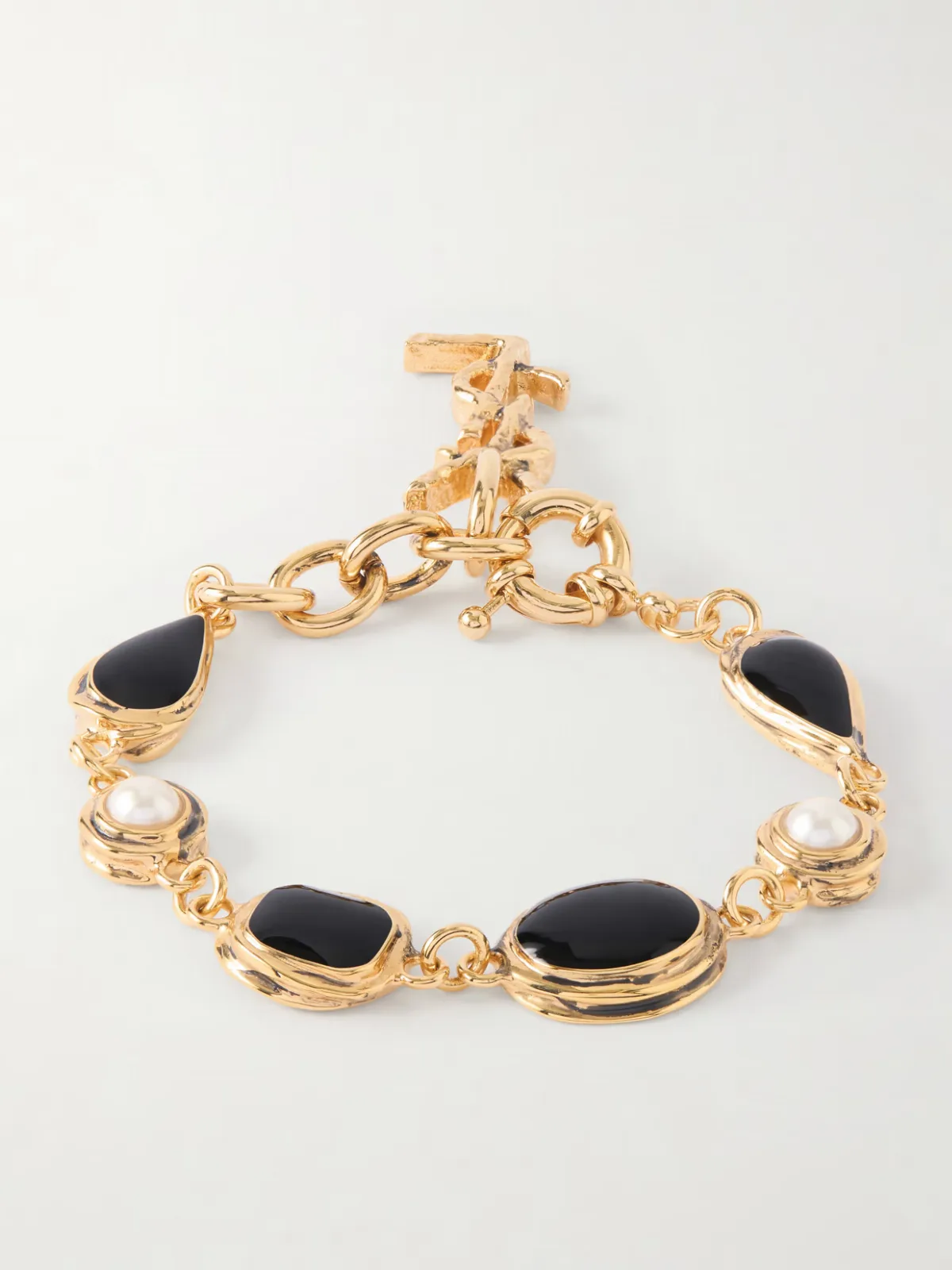 Cassandre Gold-Tone Enamel Bracelet