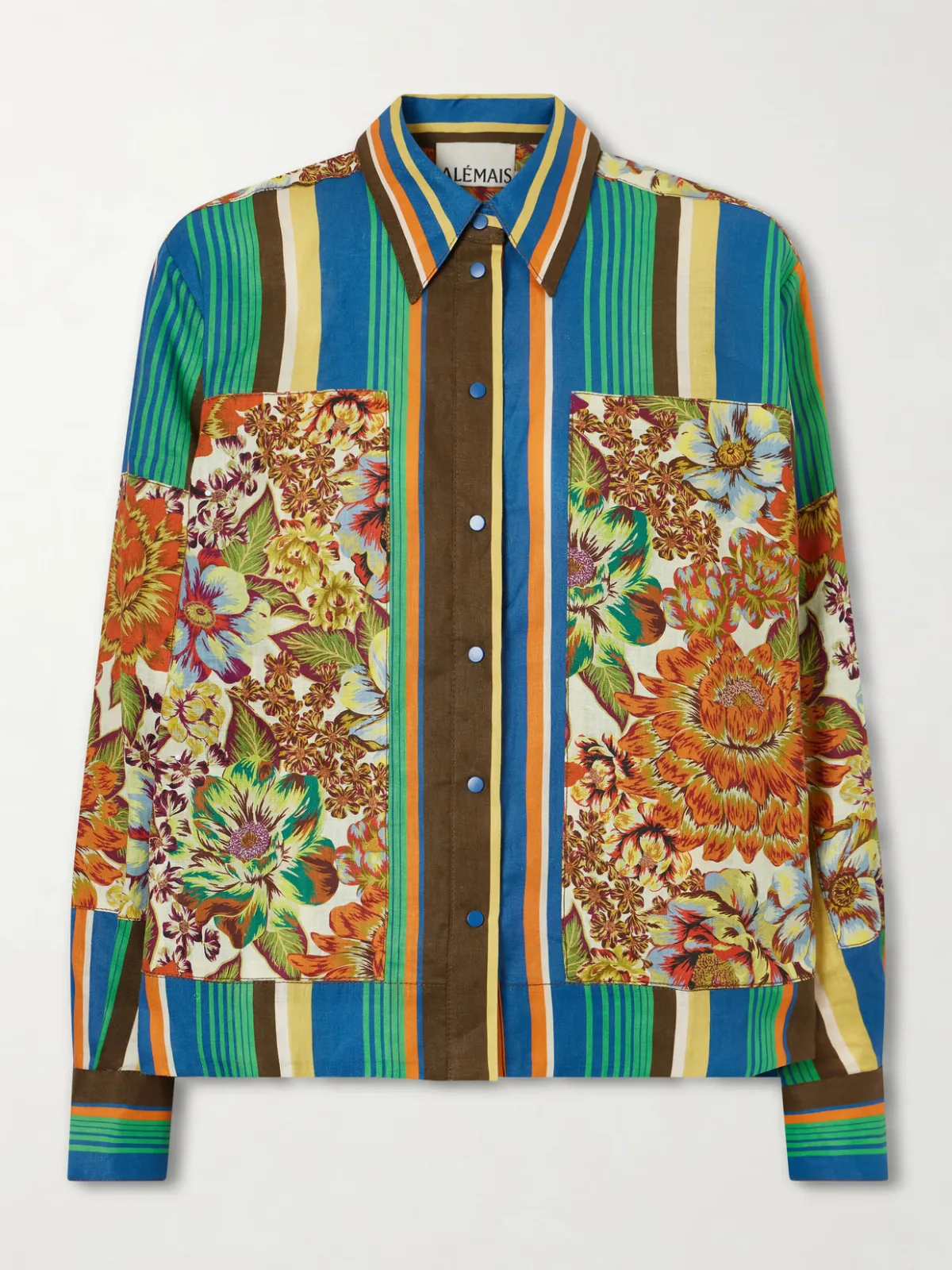 Charlie Printed Linen Shirt