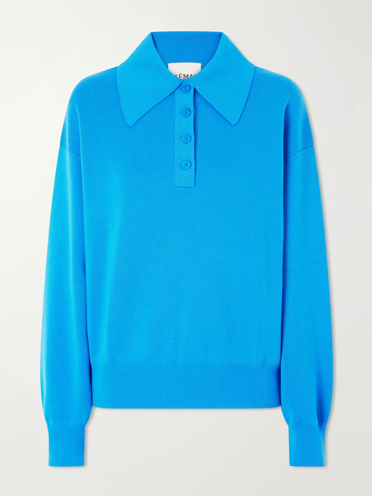 Claudia Knitted Wool Polo Shirt