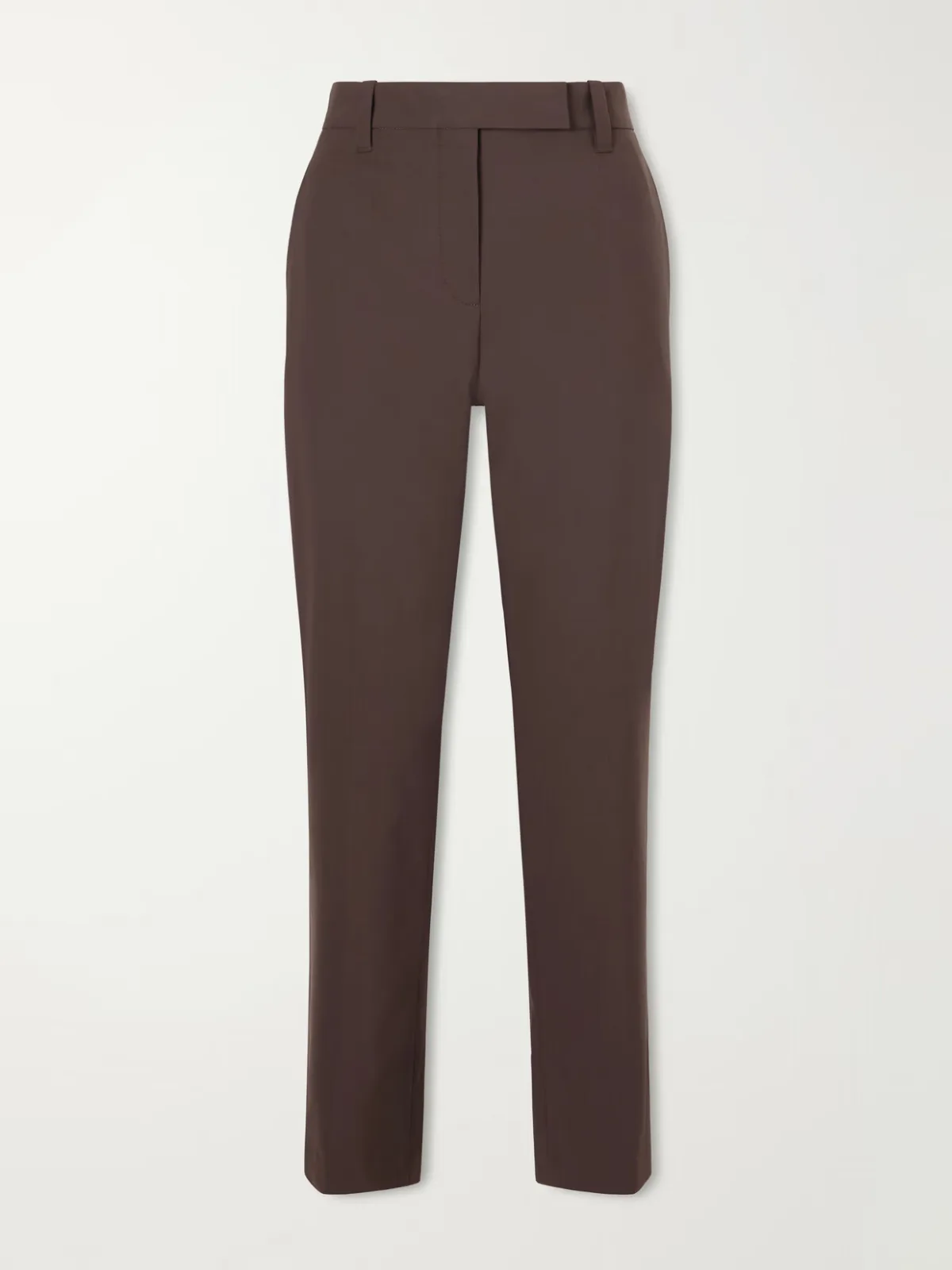 Tapered Wool-Blend Pants