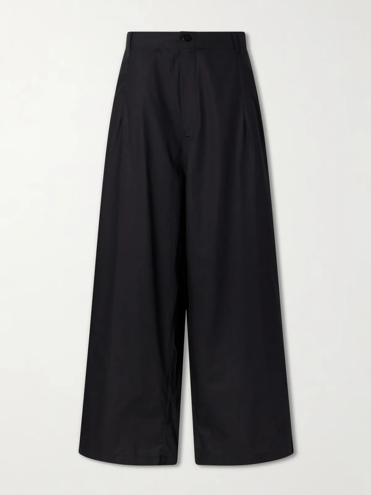 The Lotus Cotton-Poplin Wide-Leg Pants