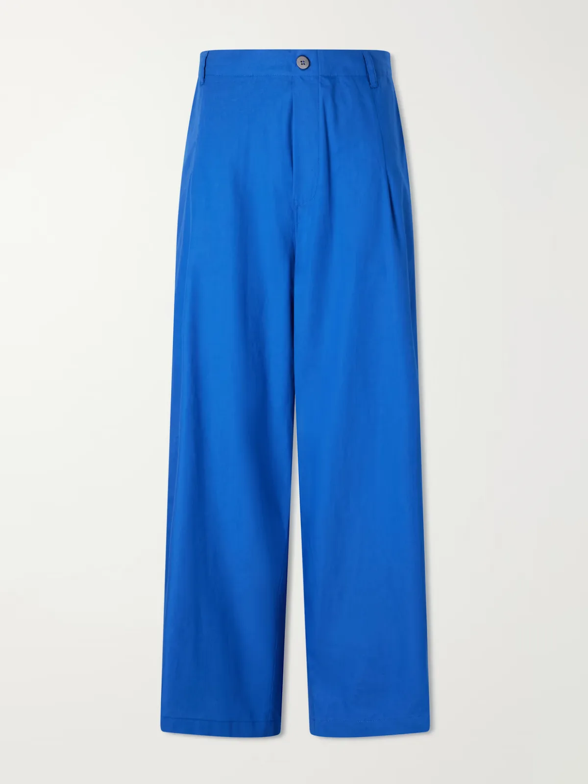 Lotus Cotton-Poplin Wide-Leg Pants