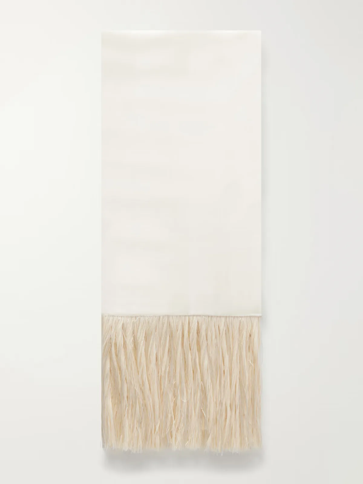 The Opera Fringed Silk Scarf