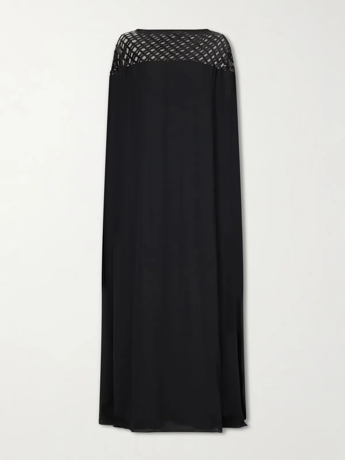 Sequin-Embellished Crepe Gown