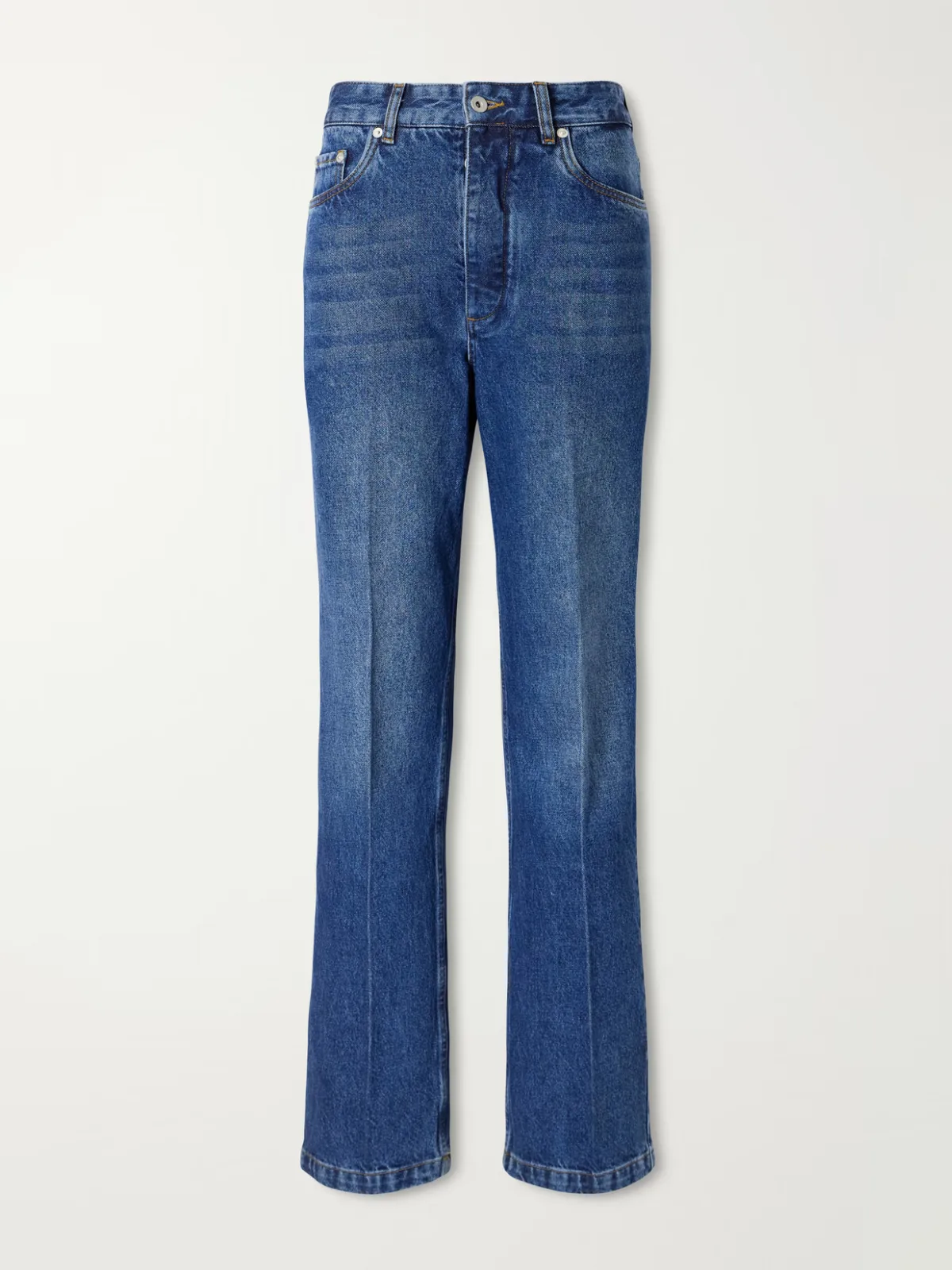 Barra Mid-Rise Straight-Leg Jeans