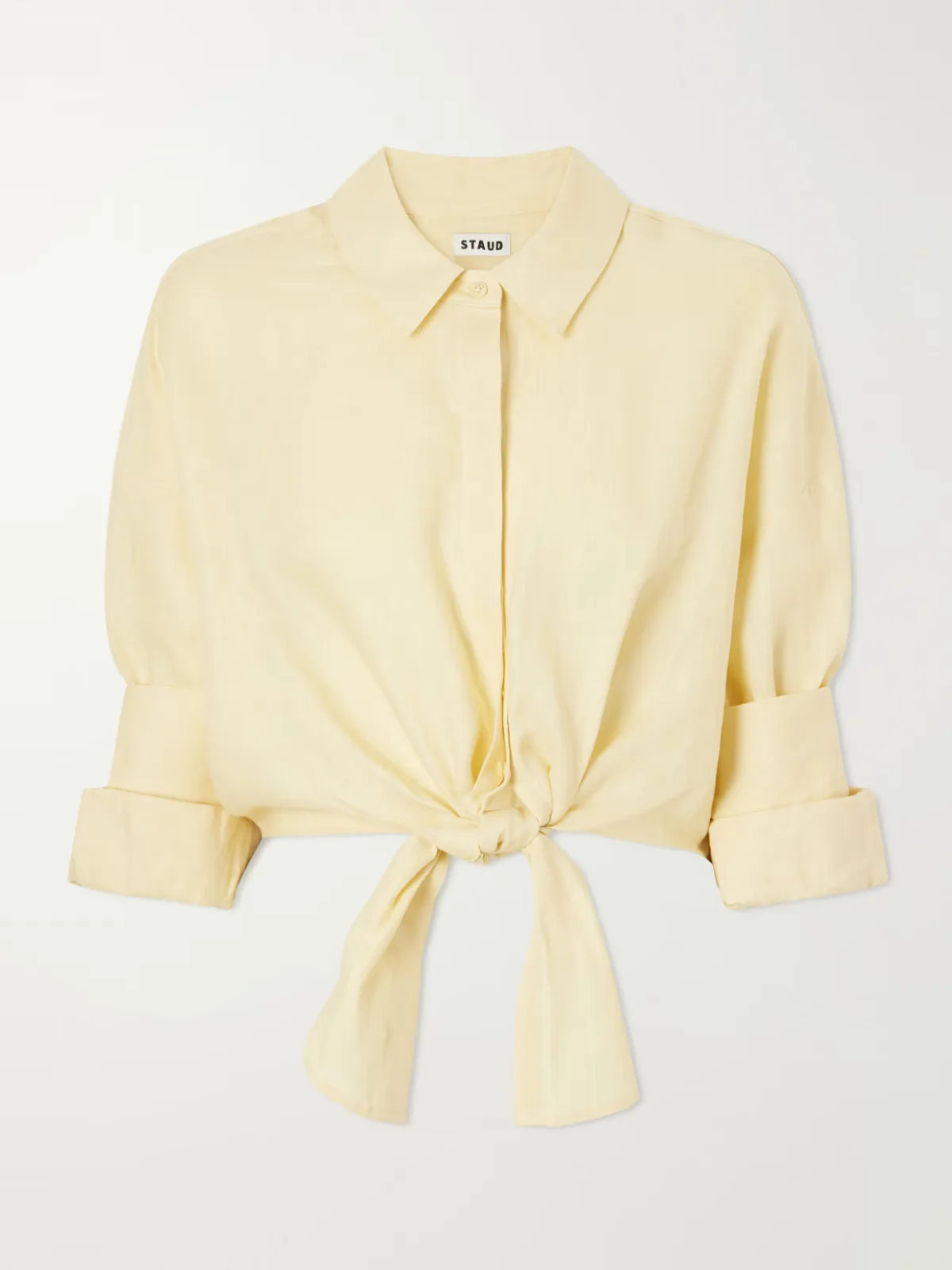 Lisa Knotted Linen Shirt