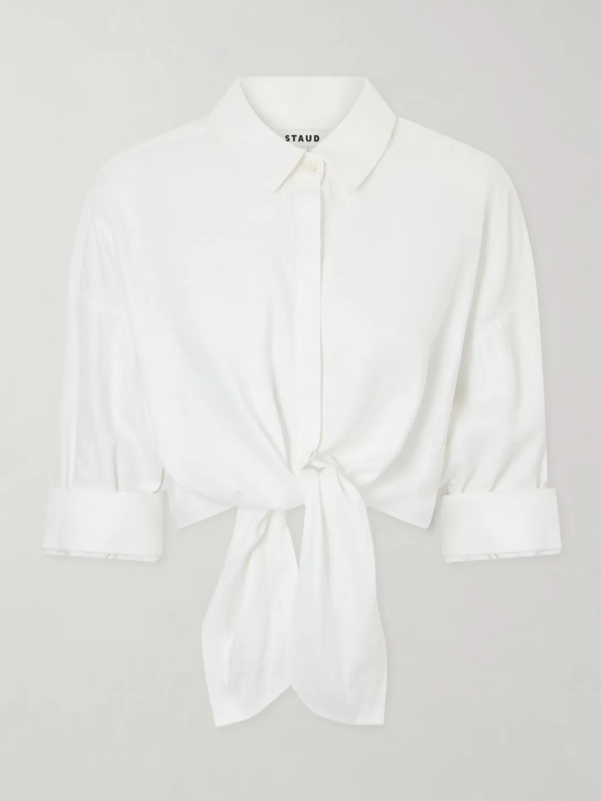 Lisa Knotted Linen Shirt