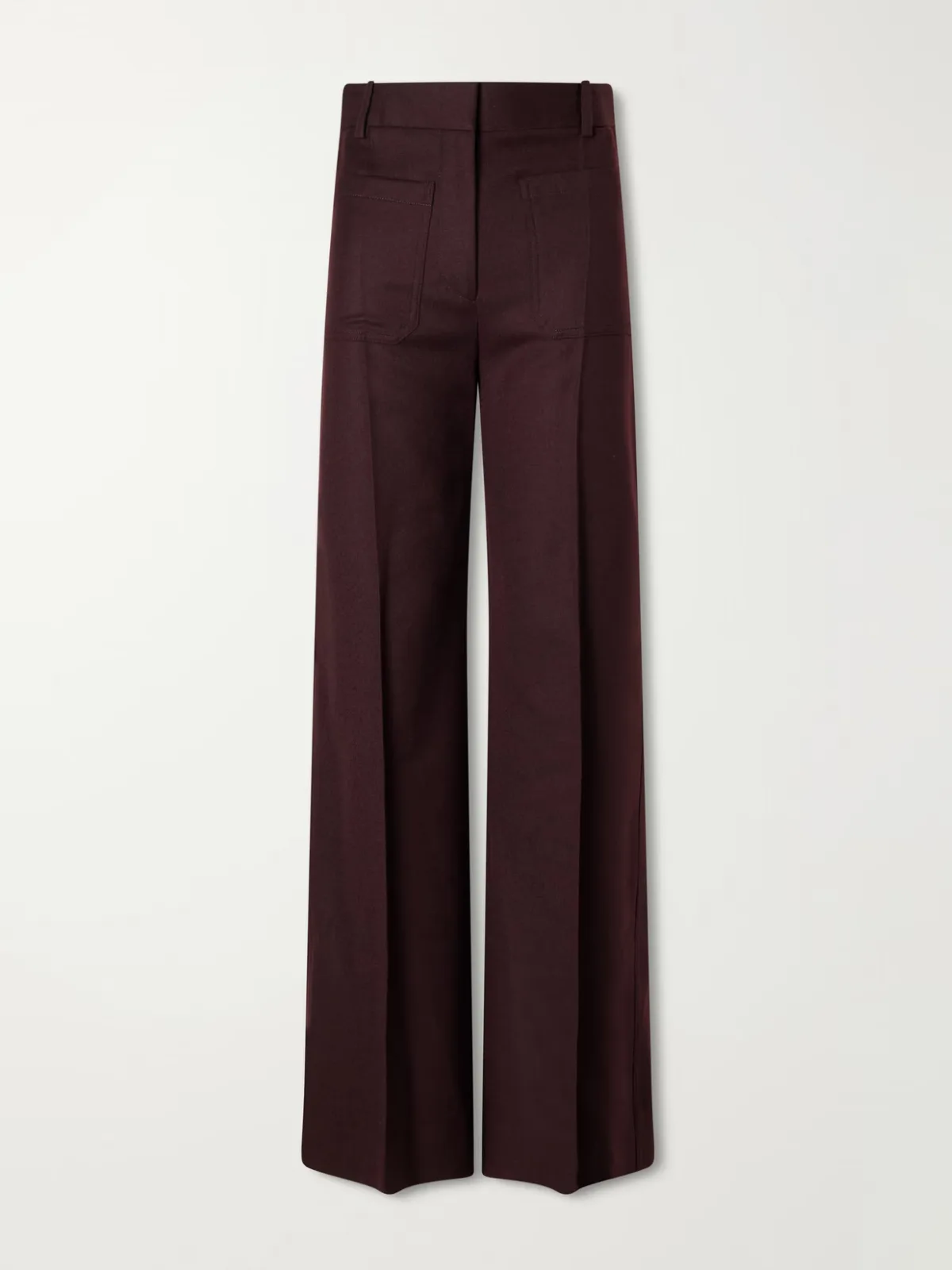 Alina Wool High-Rise Straight-Leg Pants