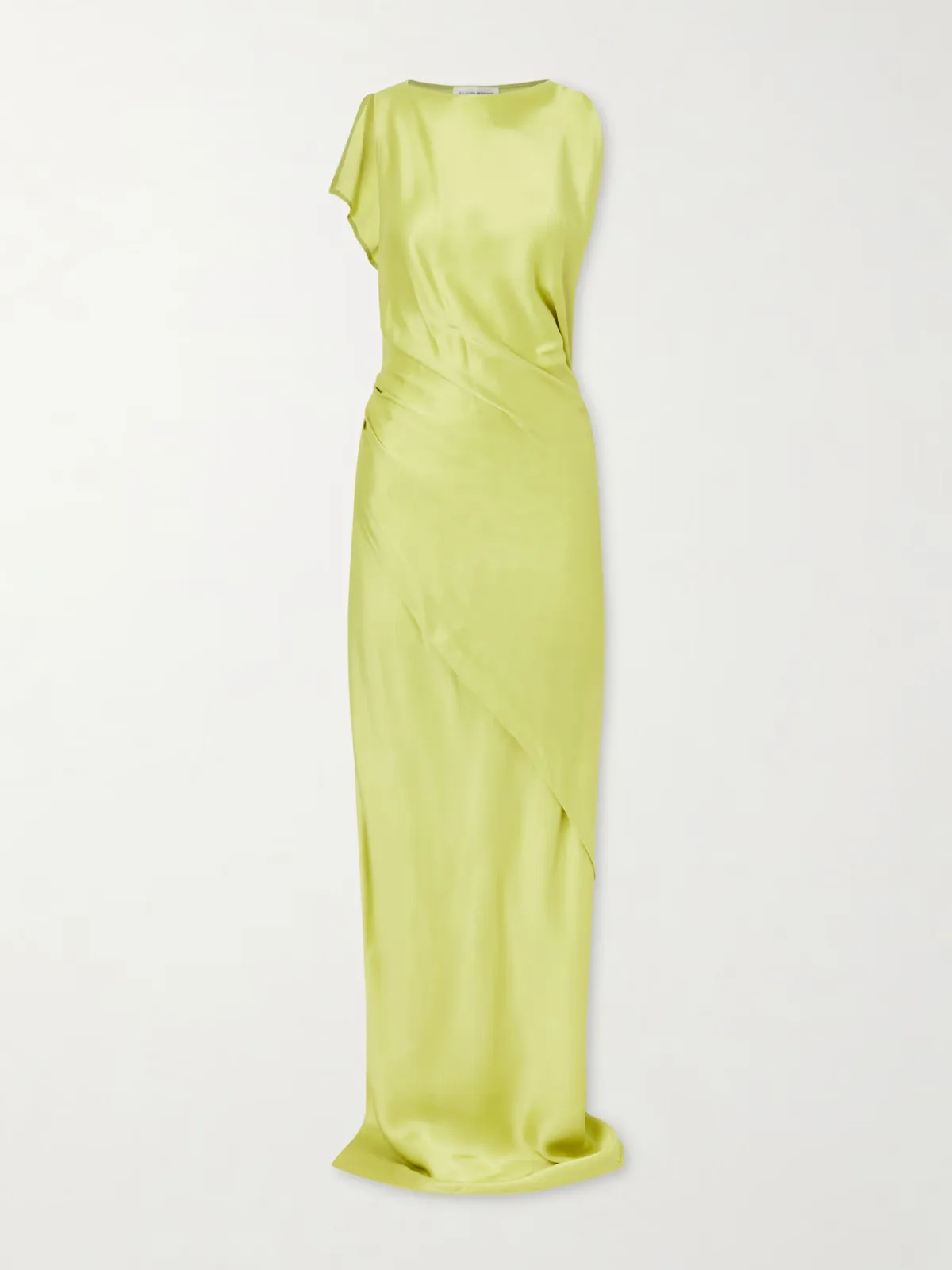 Satin Draped Gown