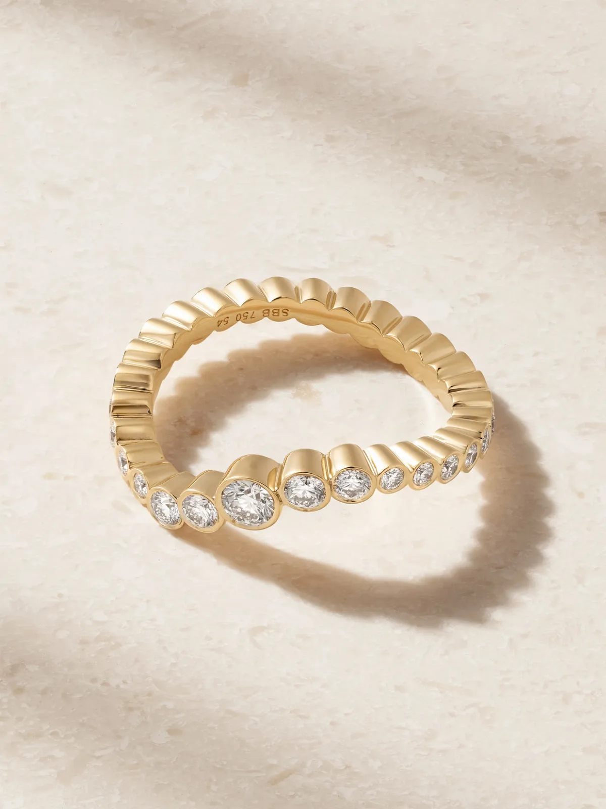 Sky Classic 18-Karat Recycled Gold Diamond Ring