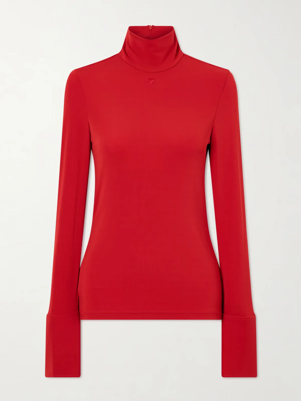 Jersey Rollneck Top